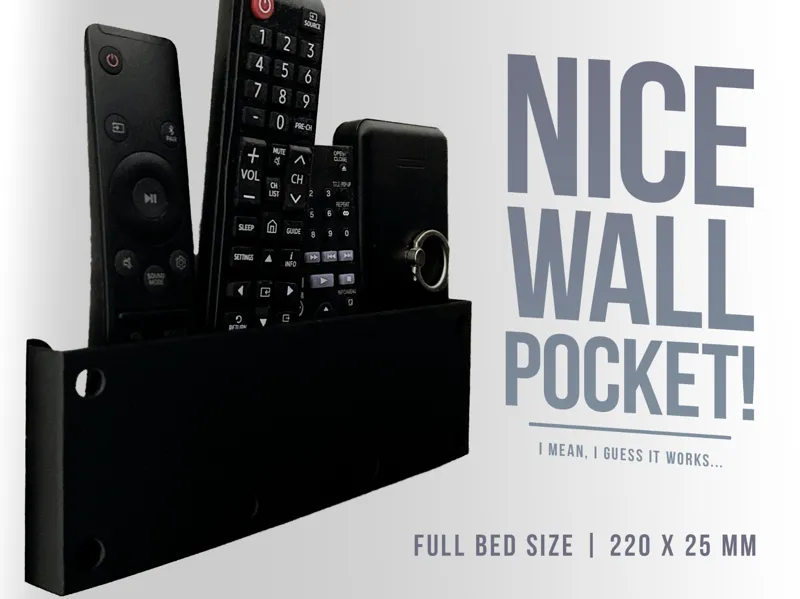 Wall Pocket | Full Bed Width!