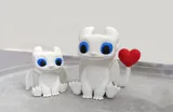 Фигурка Light Fury Valentine Special