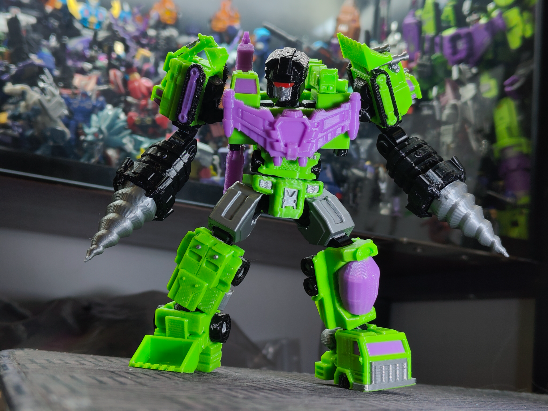 Miniatura 1 do modelo 3D 变形金刚大力神（Devastator）13CM，不可变形，可搭配布鲁可星辰版（需要AMS）