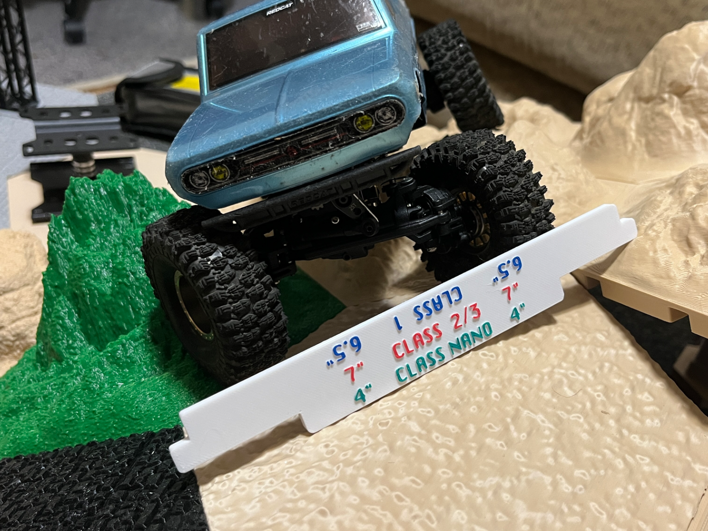 RC Crawler Micro Comp Gate Width Tool/Ruler