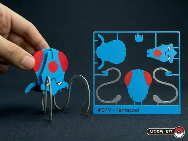 Pokemon #072 - Tentacool Kit Card