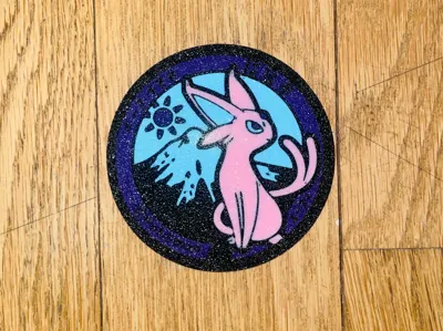 Pokemon Manhole Cover Coaster - Espeon