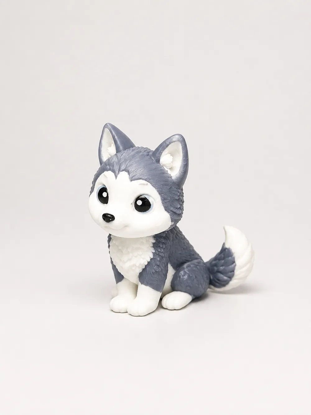 Husky dog keychain - Free 3D Print Model - MakerWorld