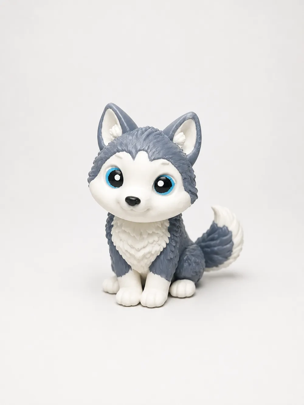 Husky dog keychain - Free 3D Print Model - MakerWorld