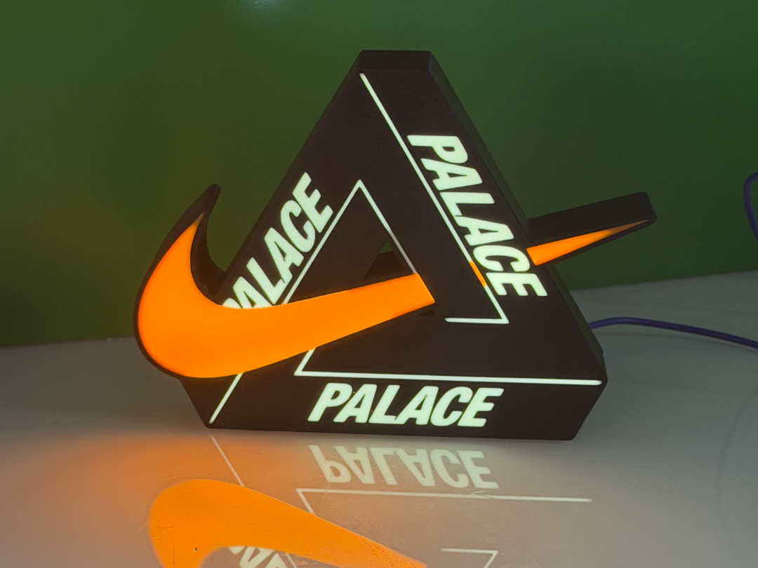 Palace colab Nike lightbox