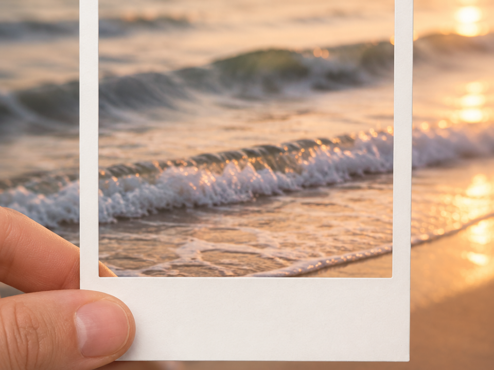 Polaroid Rahmen ohne Beschriftung für Erinnerungen