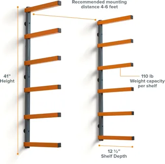 Bora Lumber Rack Wall Spacer v0.3