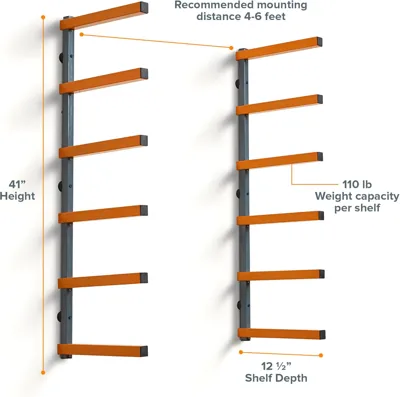 Bora Lumber Rack Wall Spacer v0.3