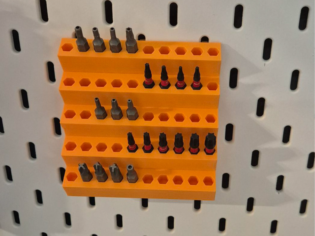 SKADIS Bit Holder – 50 Slots, Easy print