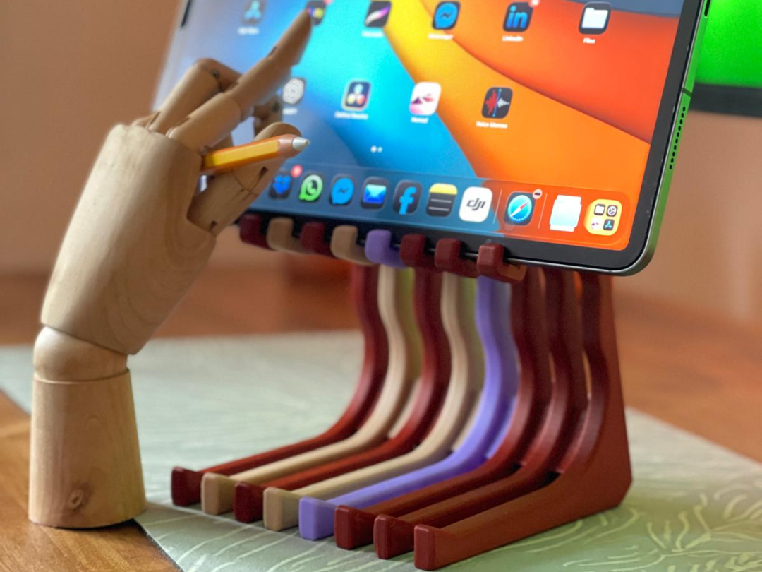 Rainbow Tablet Stand – Modular & Elegant Design
