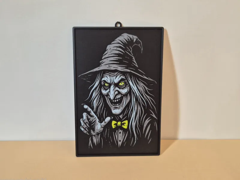 Cadre Halloween - Sorcière by "The Frenchie"