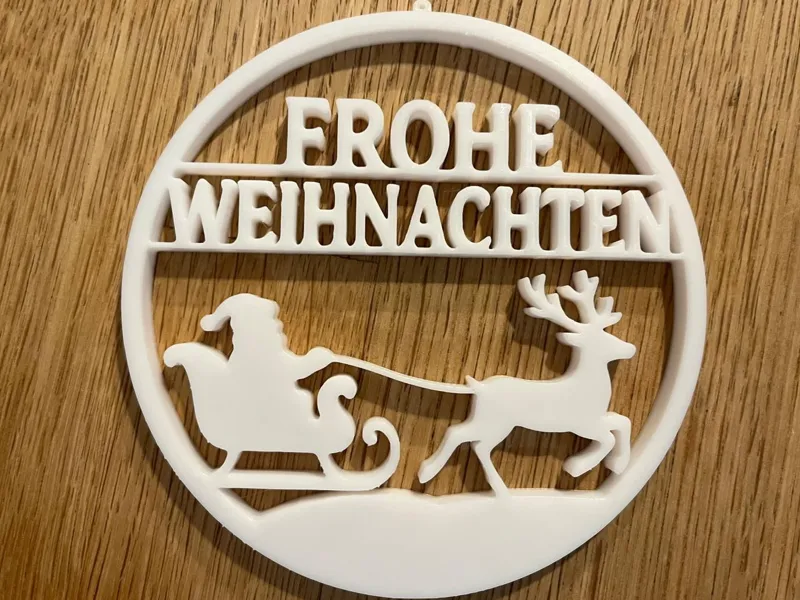 Frohe Weihnachten Fensterdeko
