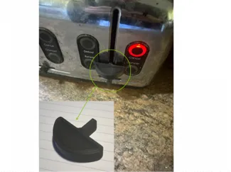 Toaster Handle Replacement (RACO) (7x1mm)