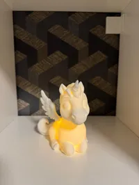 Lampe LED ange licorne — photo 3