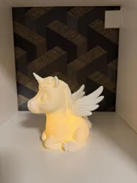 Lampe LED ange licorne — photo 6