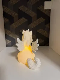 Lampe LED ange licorne — photo 5