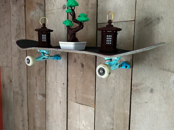 Support mural pour skateboard (trucks)