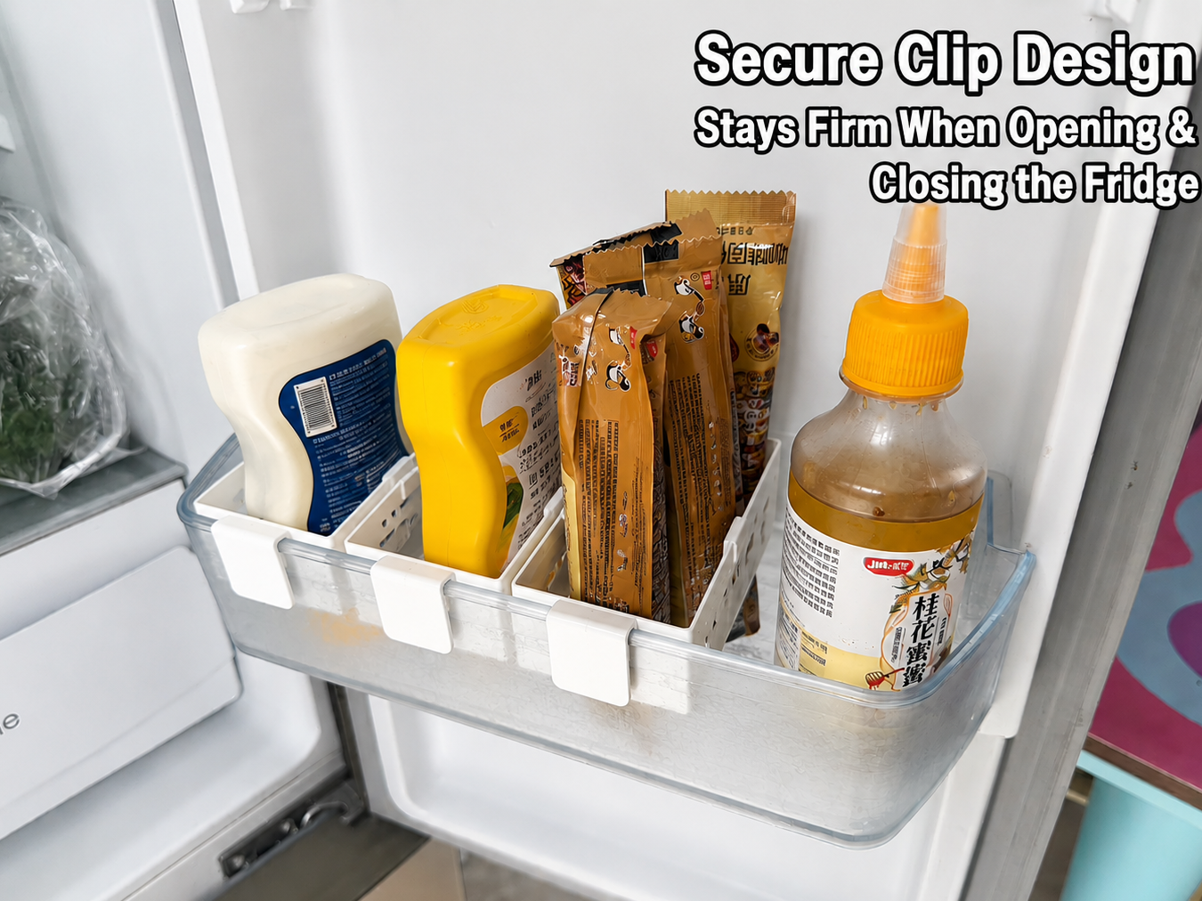 Adjustable Fridge Side Basket