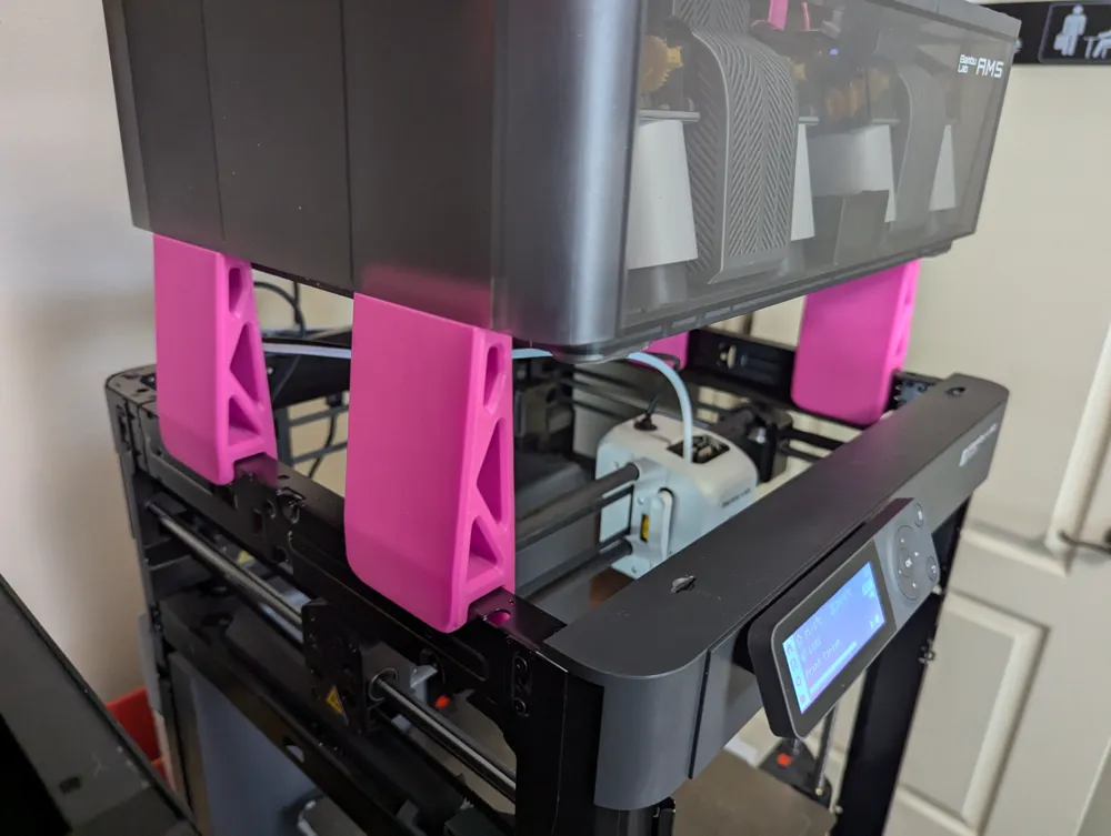 P1P AMS risers - extra tall Remixed by Garrett 3D Prints - MakerWorld