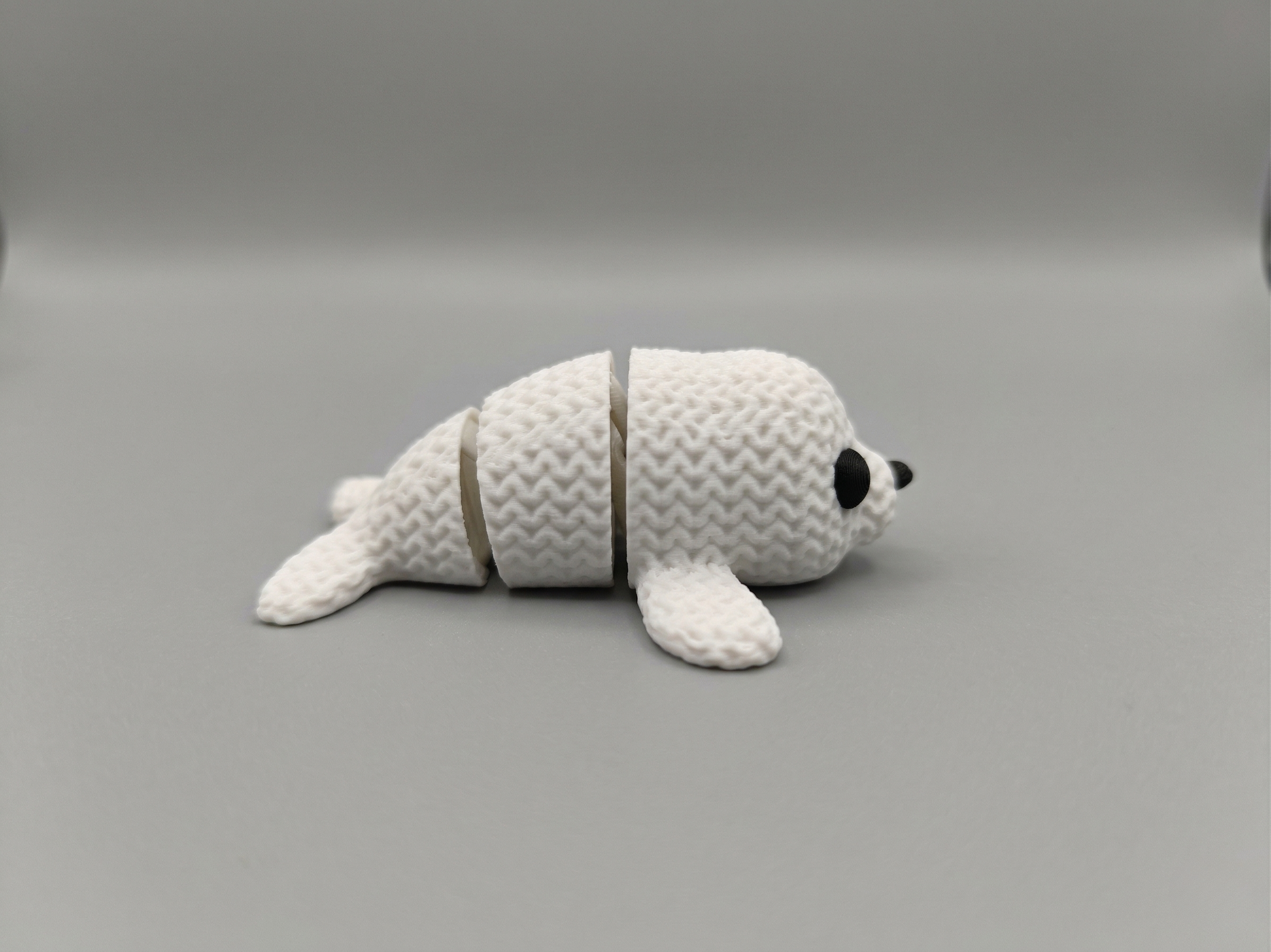 Miniatura 2 do modelo 3D 针织可活动关节的海豹