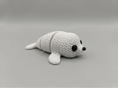 Knitted Articulated Seal