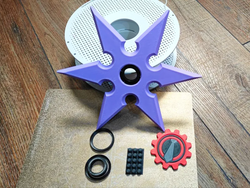 Customized Bearing Fidget Spinner Throwing Star