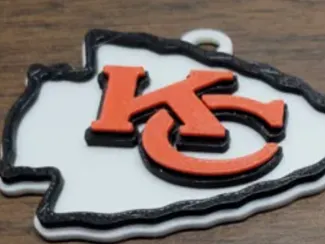 KANSAS CITY CHIEFS KEYCHAIN