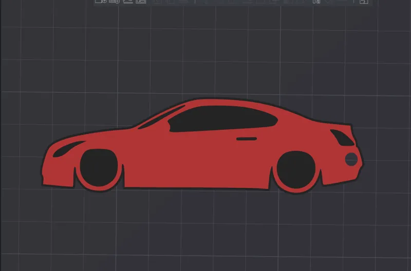 G37 Coupe Keychain
