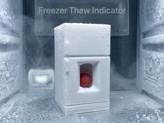 Freezer Thaw Indicator