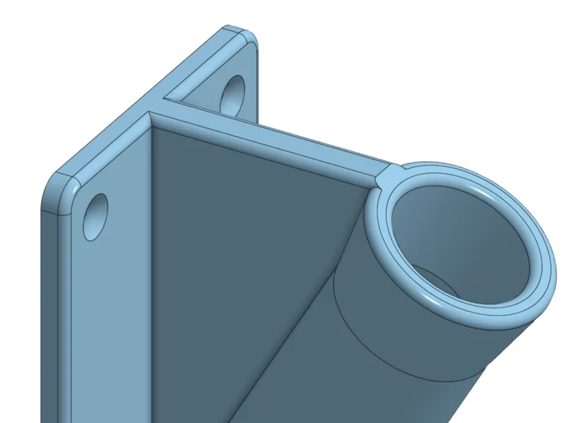 Sturdy wall mount R8 collet holder