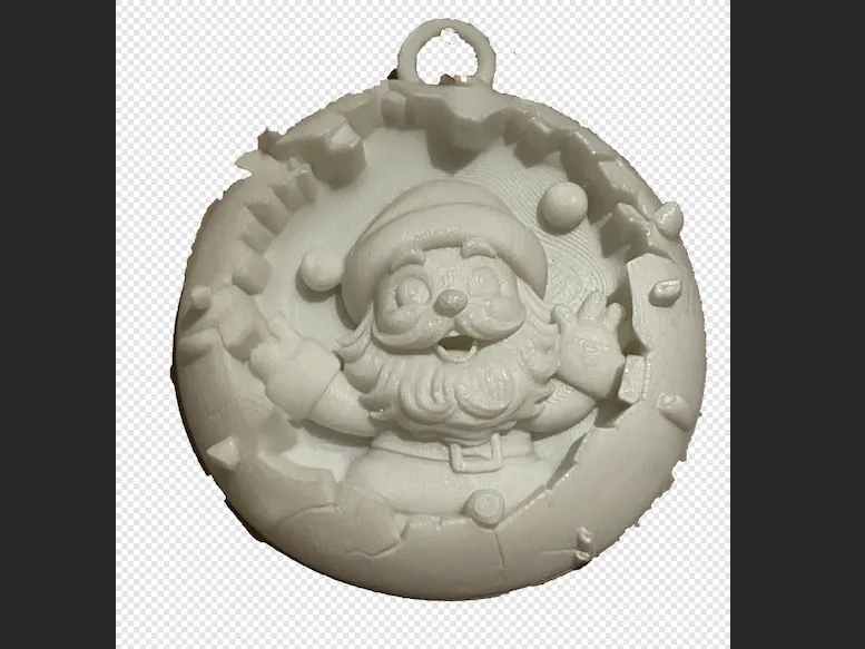 "Santa Wall Relief 3D Christmas Coming Out Decor