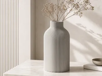 Vase ribble straight