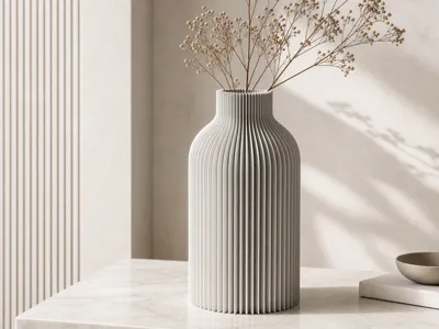 Vase ribble straight