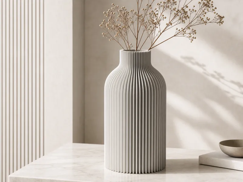 Vase ribble straight