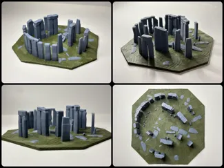 Stonehenge Diorama - Monument Replica