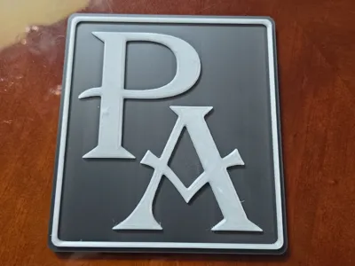 Primary Arms PA 3D Logo Wall Sign Plaque 2A Parts