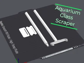 UPDATED Aquarium Algae Scraper Razor Blade Holder 