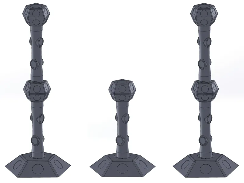 Vertical Modular Scan Markers