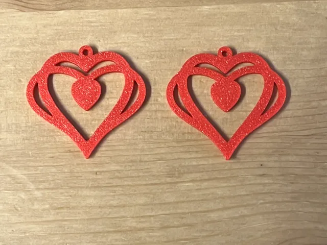 heart earrings