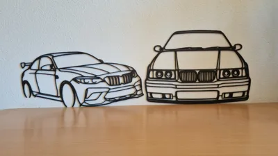 BMW E36 Silhouette by Biviyt - MakerWorld