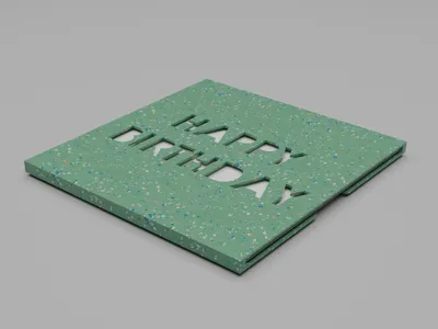Happy Birthday Gift Card Holder