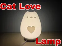 Cat Love Lamp + base 0.16mm HQ