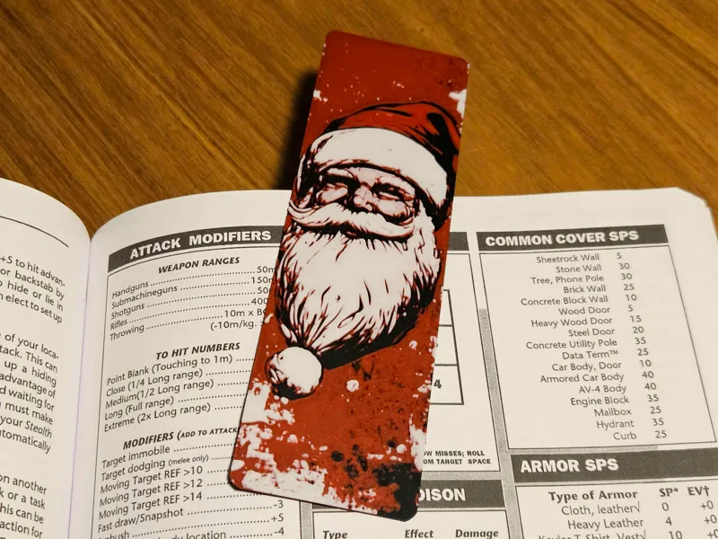 Santa Bookmark