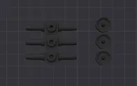 3x Kleinflächendüsen 1 Platte