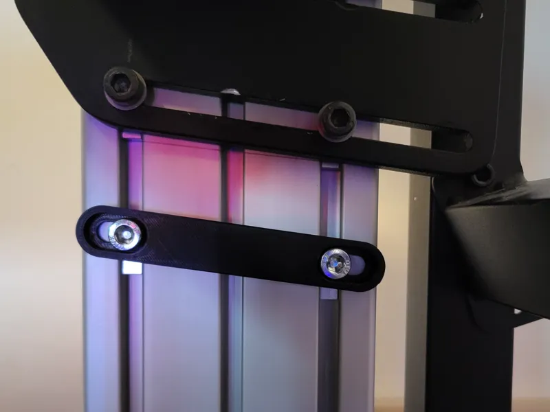 Slotted support bar for 120mm Alu profile Sim Rig