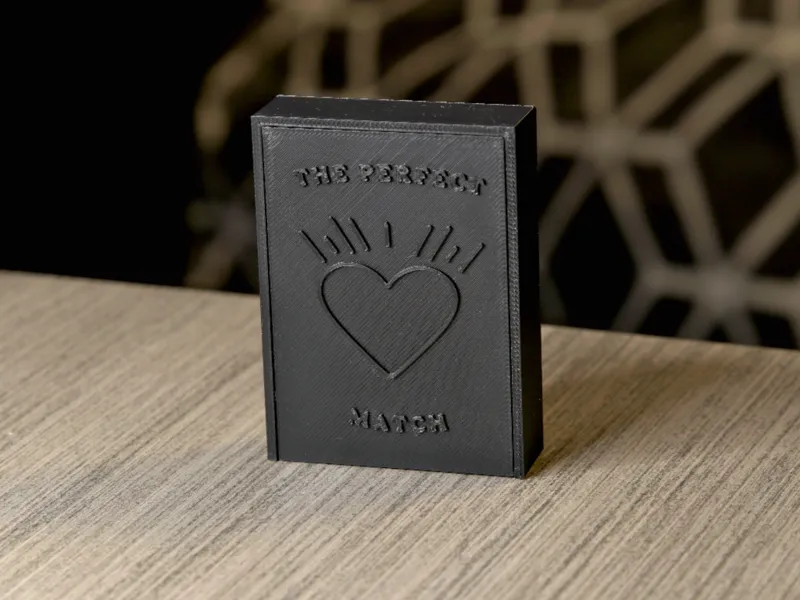 Perfect match matchbox valentine's day gift