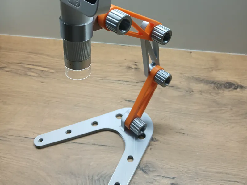 Electronic microscope stand