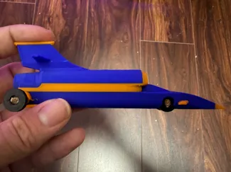 Bloodhound SSC model car 