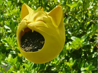 Cat Bird Feeder | Hanging Outdoor Bird Feeder