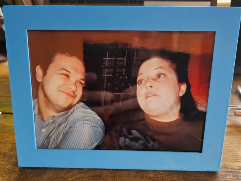 Sublimation Glass Picture Frame with Clips